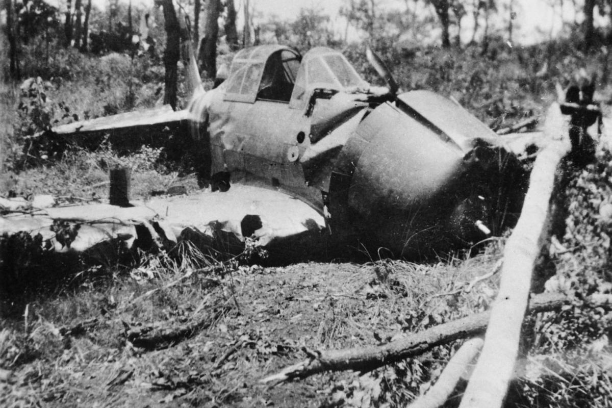 Japanese Mitsubishi Zero B11-1 aircraft crashed in bushland on Melville Island