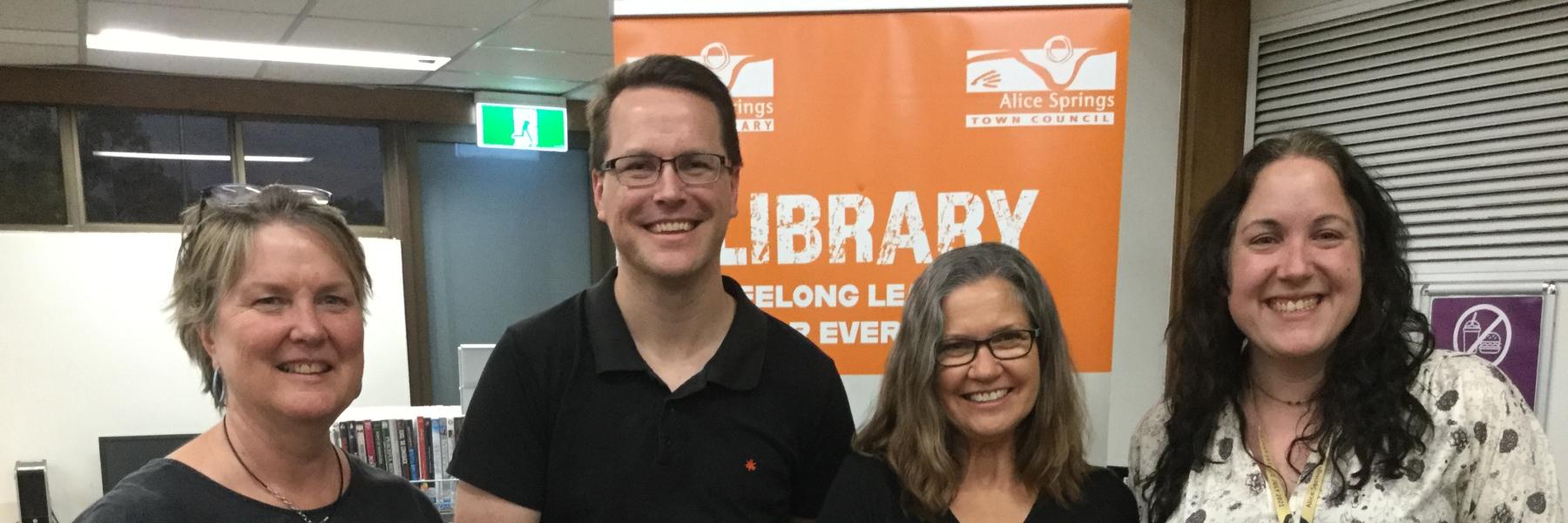 Picture of winners and finalists from Alice Springs with LANT staff