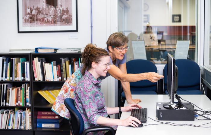 Clients looking at digital publications