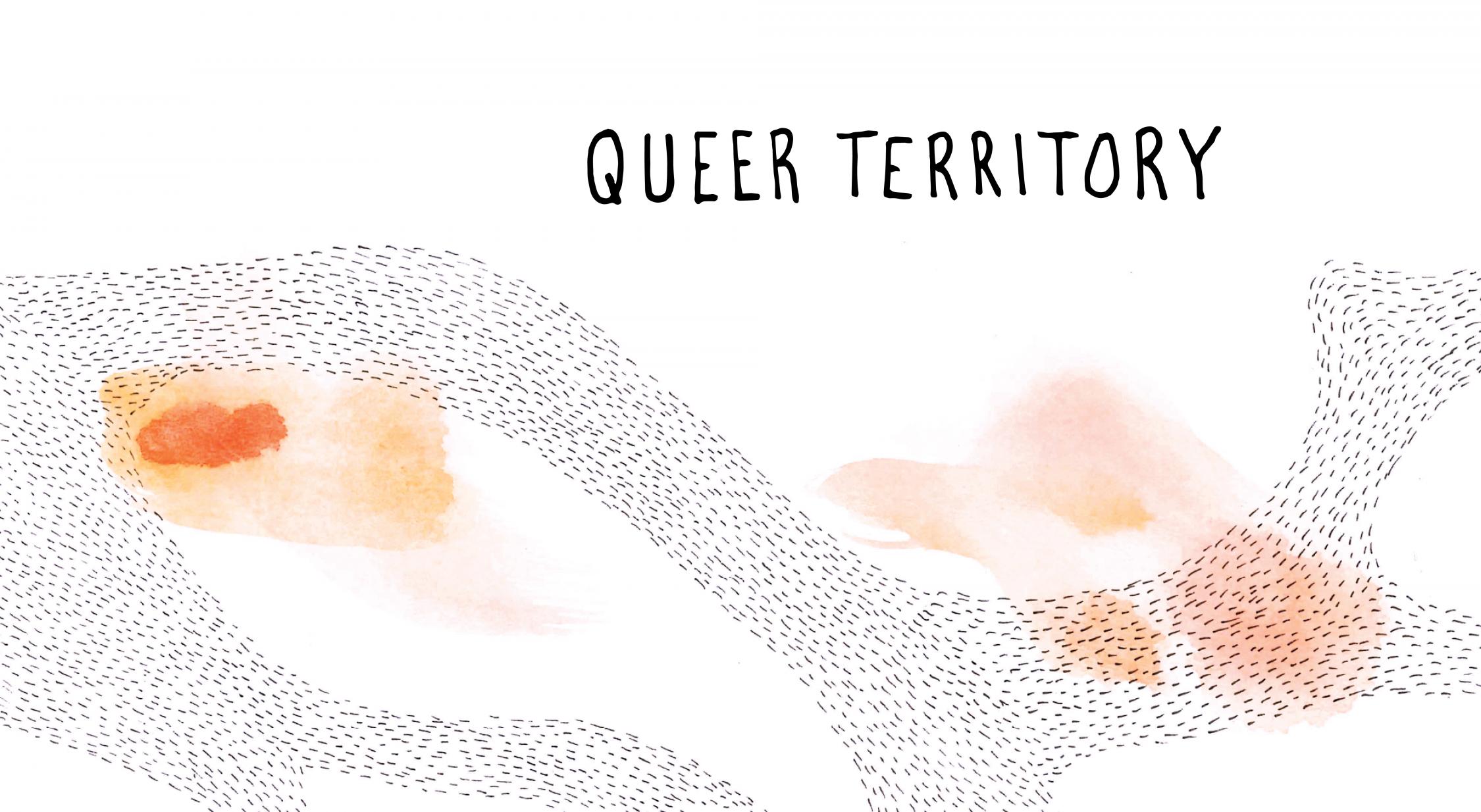 Watercolour and pen drawing by Cj Fraser-Bell
