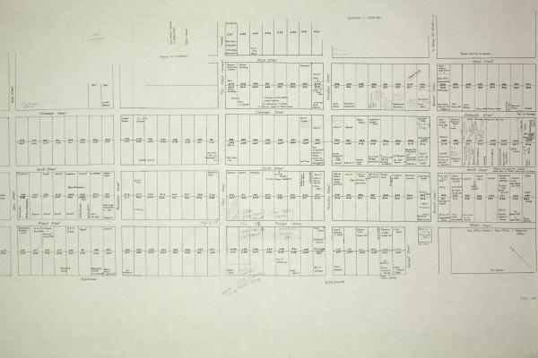 Map of Darwin before the bombing.