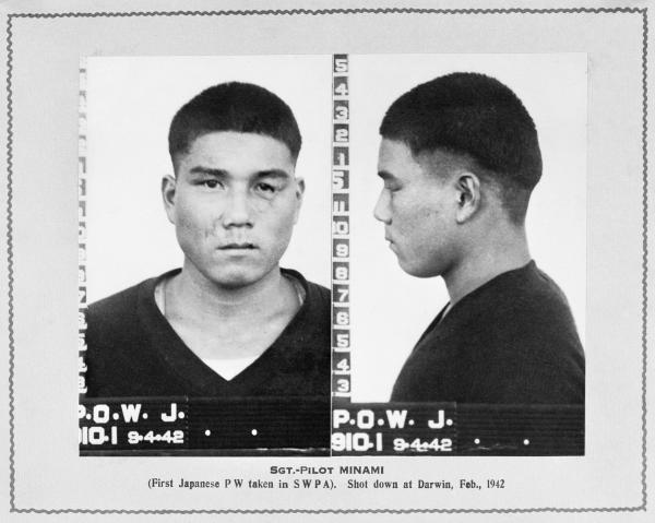 Identification photographs of Sergeant Hajime Toyoshima